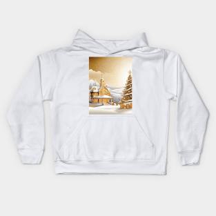 Winter Scene Kids Hoodie